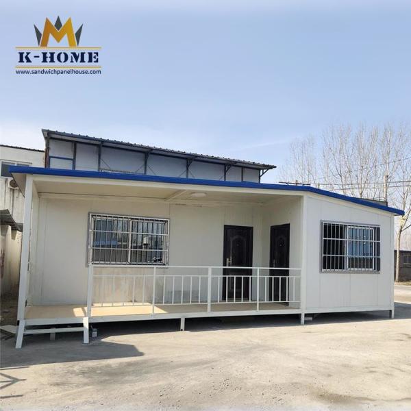 Fast Installation Sandwich Panel Prefab House 2 Bedroom And 1 Living Room With