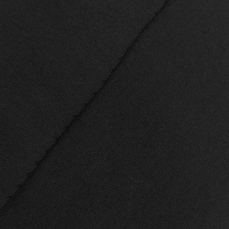 Custom Black Organic Cotton Modal Kids Knit Single Jersey Fabric for Baby Bibs T Shirts