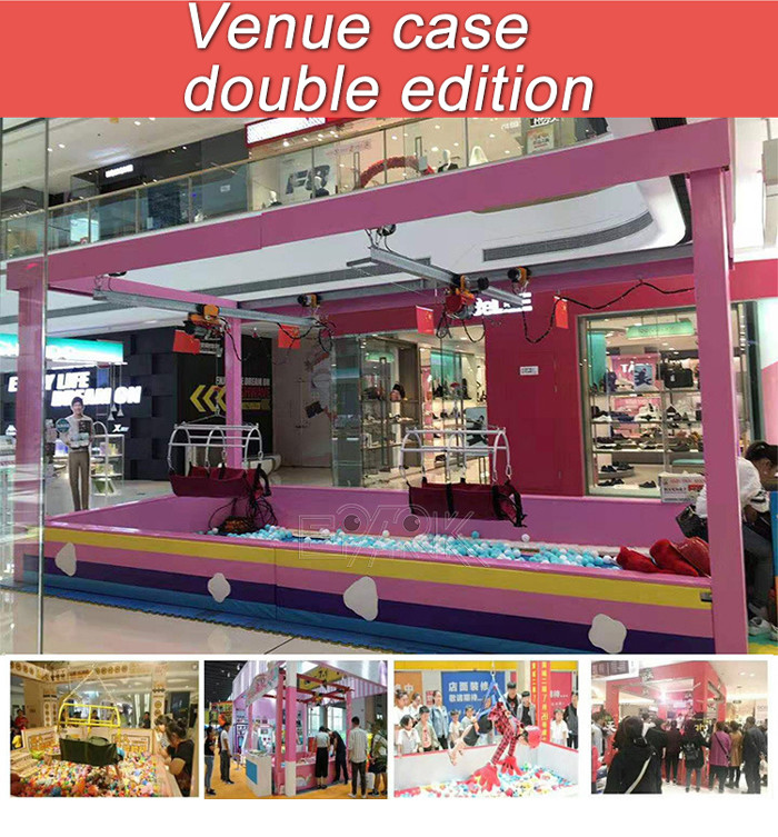 Indoor Big Shopping center Real human claw machine super large crane doll/gift machine