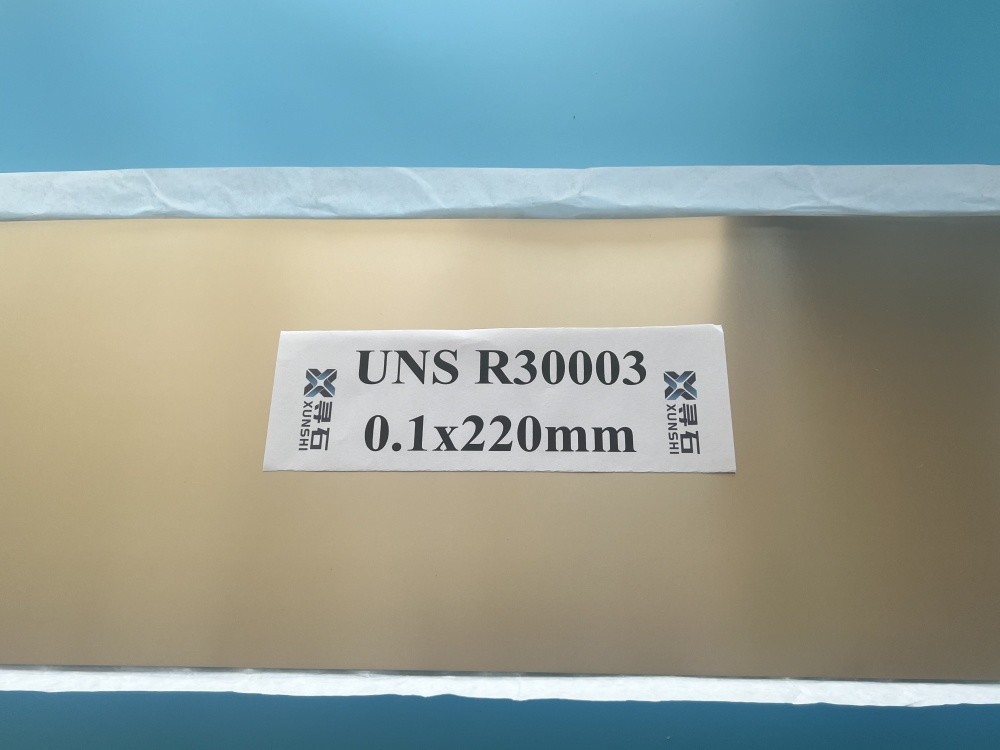 R30003 Corrosion Resistance High Strength Alloy Cobalt Chromium Nickel Molybdenum