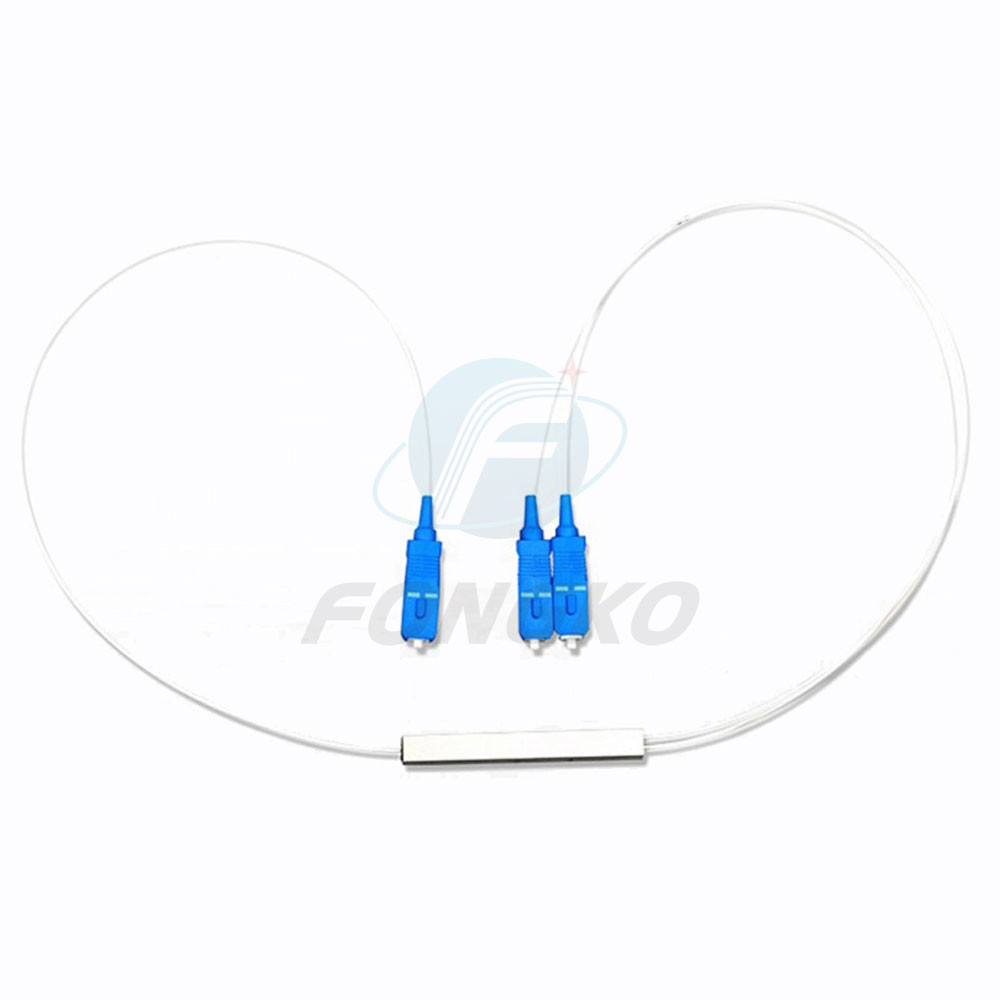 1x2 Sc Apc Plc Rack Mount Fiber Optic Splitter 2 In 1 Out