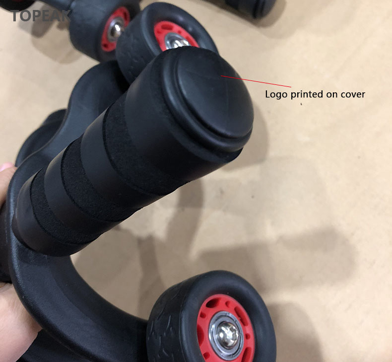Folding Abdominal Wheel Roller Ab Exercise Rolling Wheel For Beginners 1.5kg