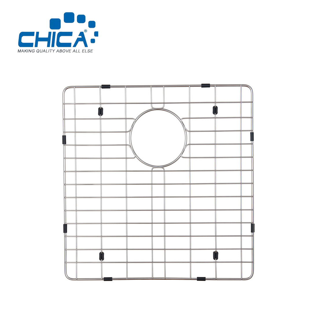 Kitchen Sink Grid and Sink Protectors Stainless Steel Sink Grids for Bottom of Kitchen Sink With Drain