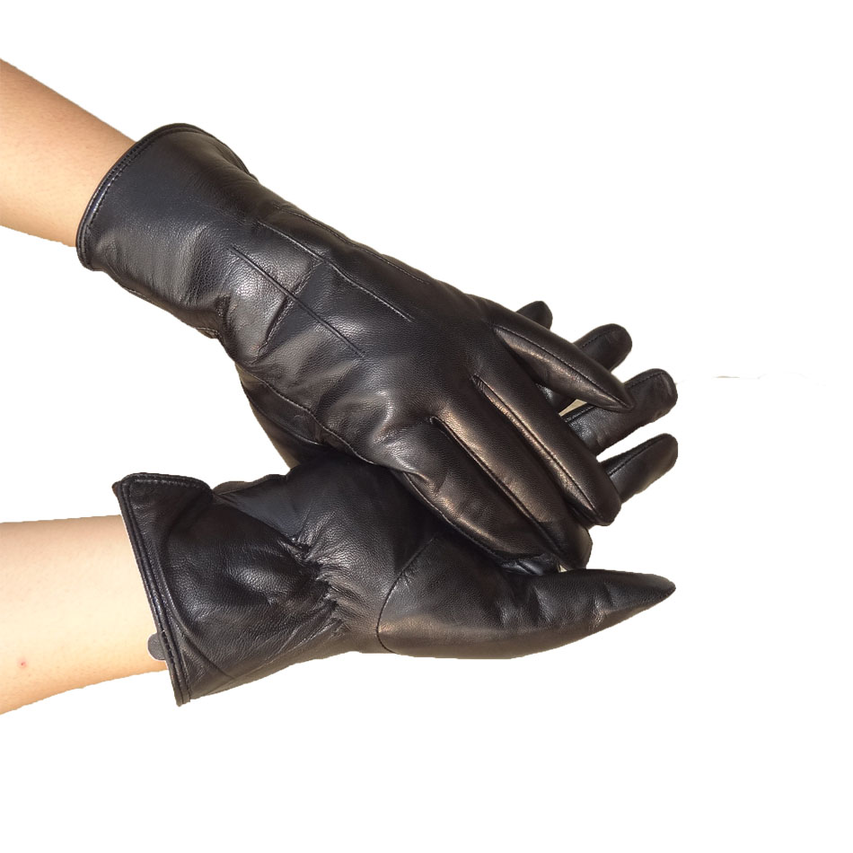 Soft fashion classical leather gloves