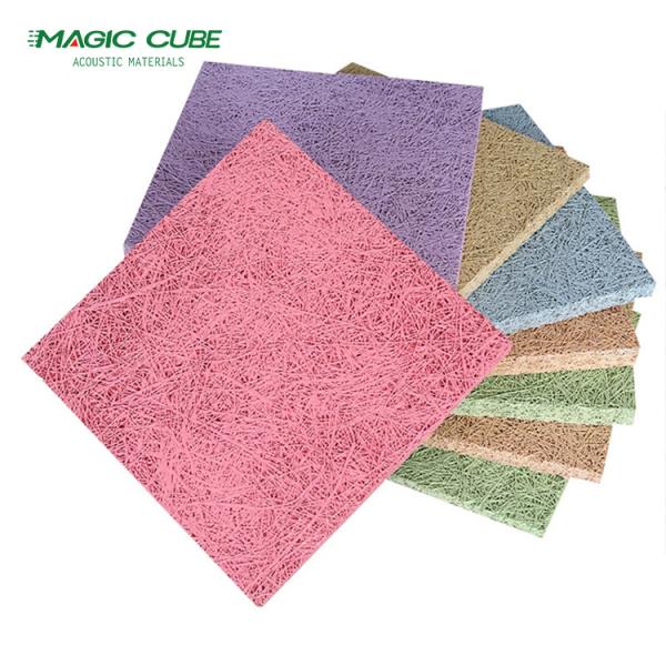 600-630kg/M3 Density Inorganic Cement Material Sound Diffuser Acoustic Ceiling