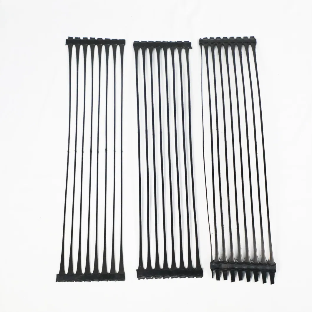 PP PE High Strength Plastic Uniaxial Geogrid for Retaining Wall From China