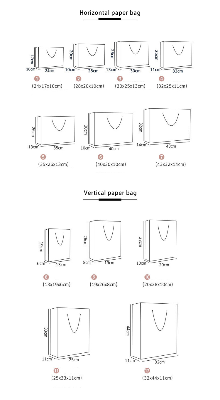 Large Winter Sweater Packaging Customize Reusable Shopping Bag with Ivory Board Paper