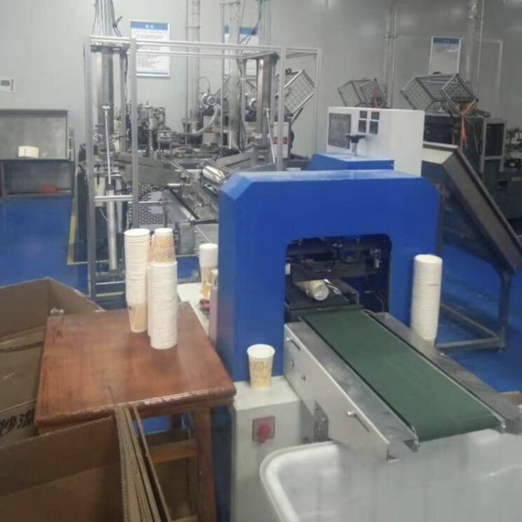 Dia 60mm To 90mm Paper Cup Packing Machine 2.8kw One Time Paper Cup Machine