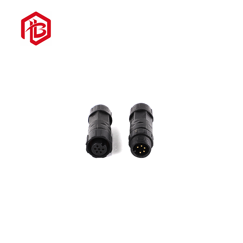 Push Locking M12 Assembled Waterproof Circular Connector
