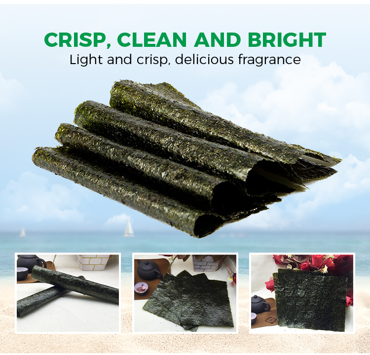 Delicious Sushi NORI Sheets 100 50 Pcs Bag Easy To Tear Desly Authentic Roasted Dry Seaweed And Roasted