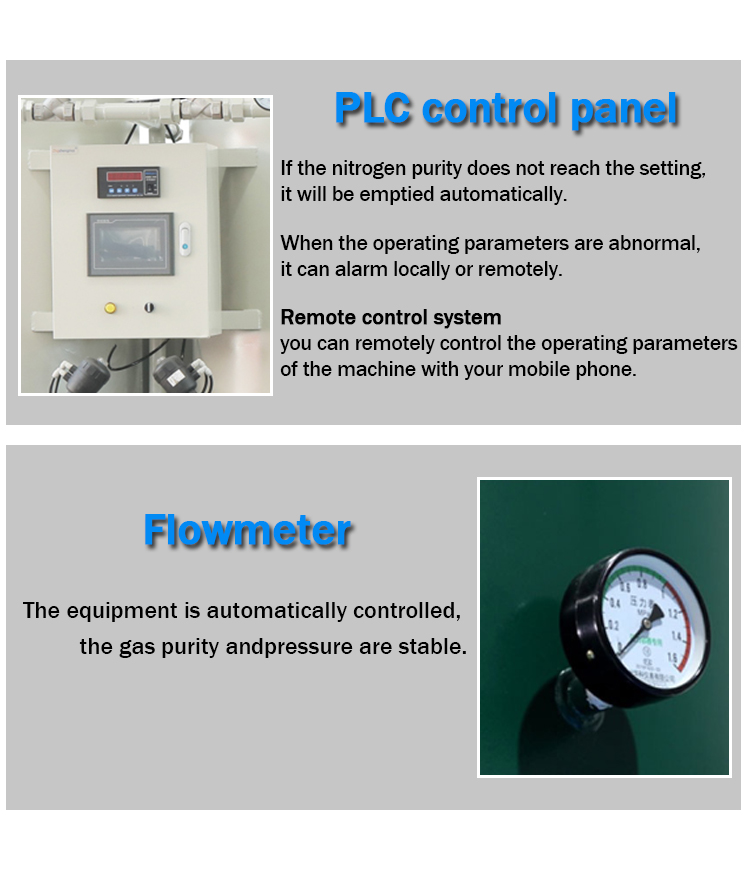 Professional N2 Gas Nitrogen Generator Reflow System for Laser Cutting Applications