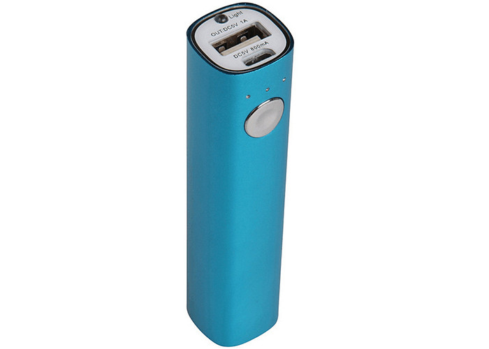 Mutiple Color Usb Port Power Bank , Mini Portable Power Bank With Silk Screen Logo