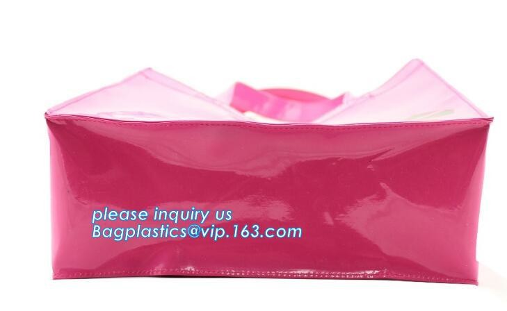 Women Handbags Biodegradable Shopping Bags Semi Clear Shoulder Tote Beach