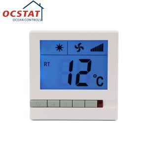  230V Non Programmable ABS PC Fan Coil Unit Thermostat Manufactures