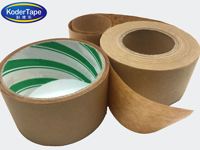 Single / Double Sided Hot Melt Glue 160 Mic Kraft Paper Tape