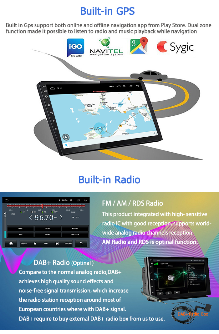 GPS WIFI BT Easy Link Touch Screen Android 10 Car Radio For Toyota Corolla 2007-2013 9 Inch Android Car Stereo