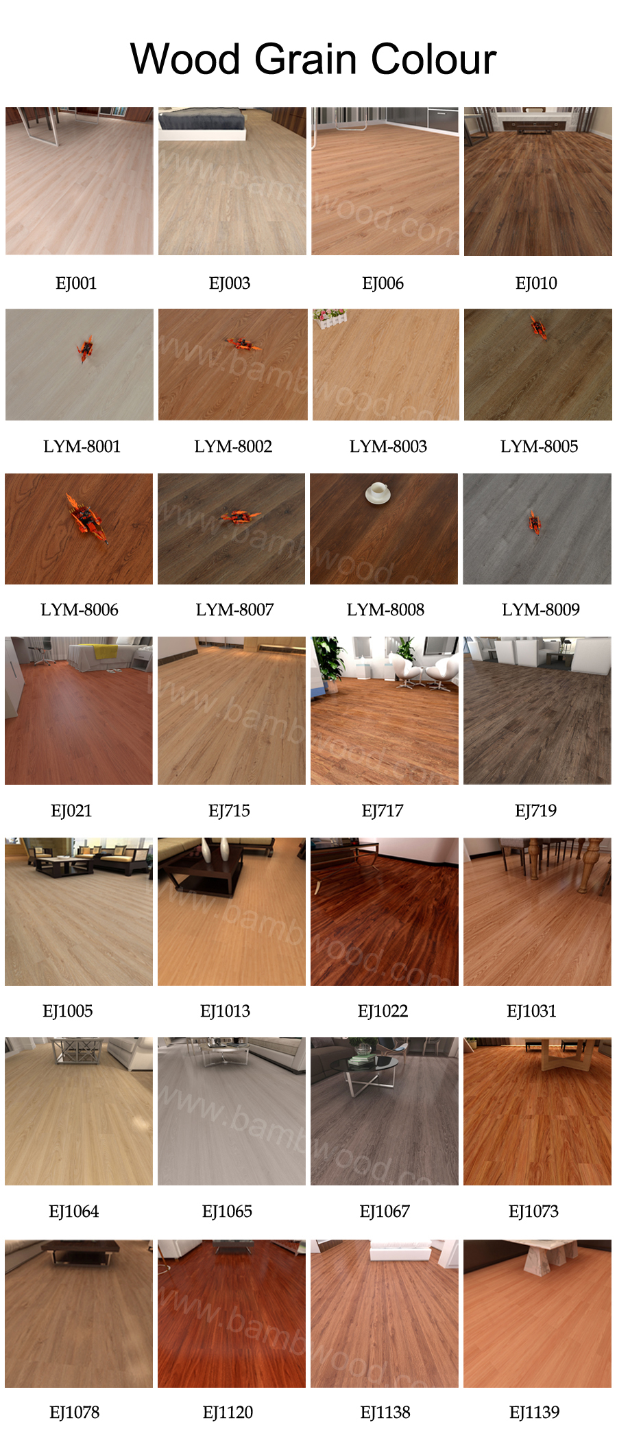 WPC Free Samples 100% Waterproof SPC Floor Click System PVC Vinyl Flooring for Hospital