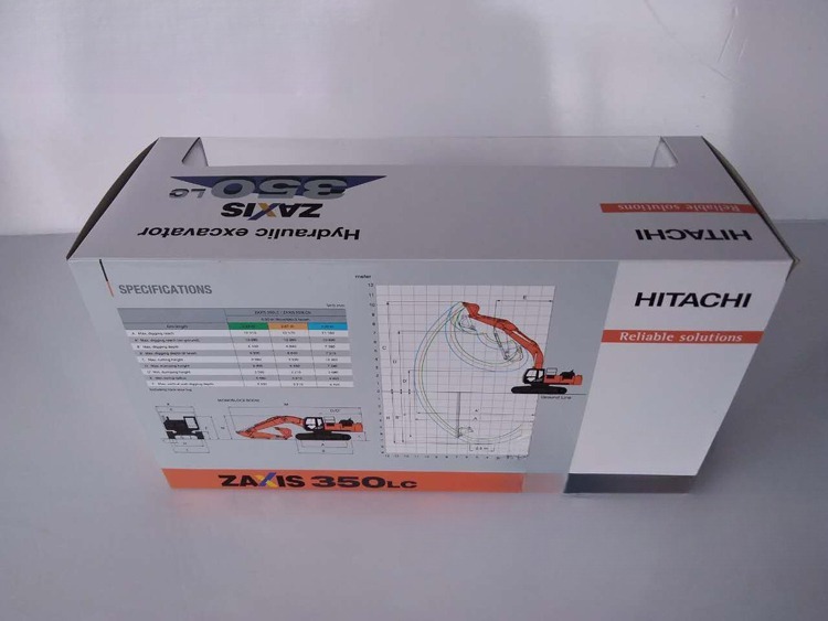 TMC 1:50 Hitachi ZAXIS350-6 Alloy Excavator Model ZX250-6 | Die-Cast Construction Vehicle, Movable Joints, Collectible