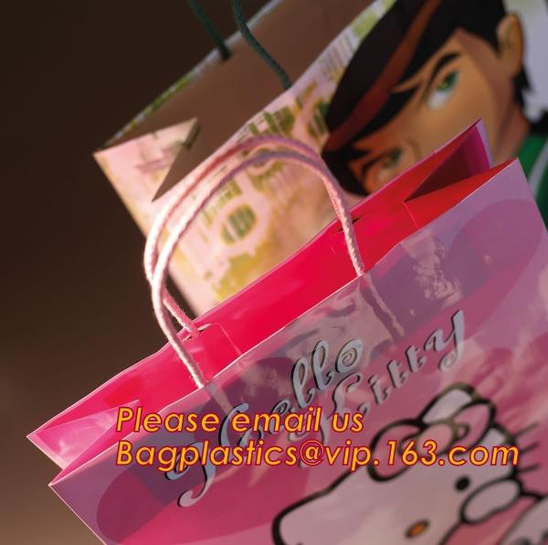 Recyclable Luxury Style Printed Gift Custom Shopping Paper Bag with Logo Design,