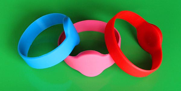 ID blank Writable number Silicone wristbands / ID copy number Silicone
