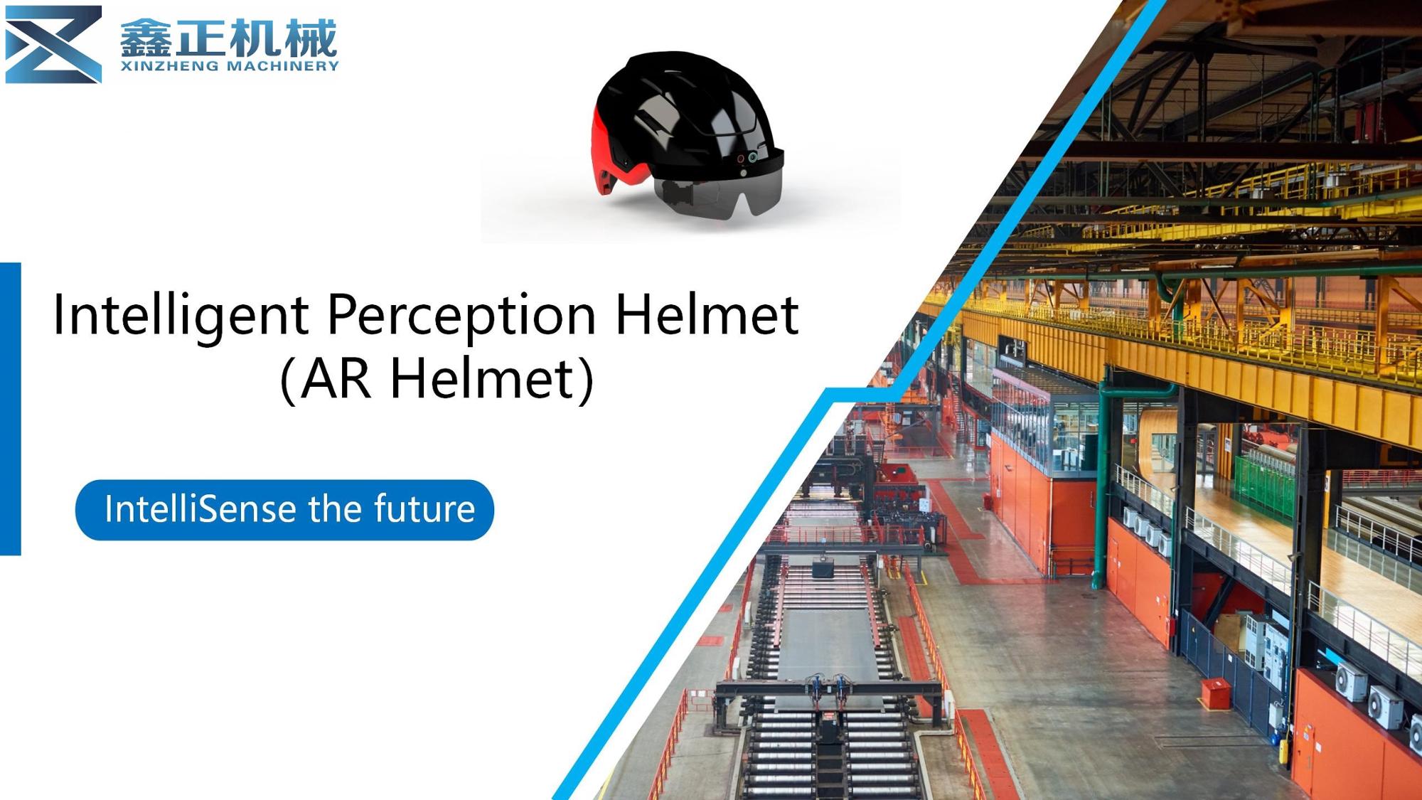 Non Touch Smart Body Temperature Screener Helmet