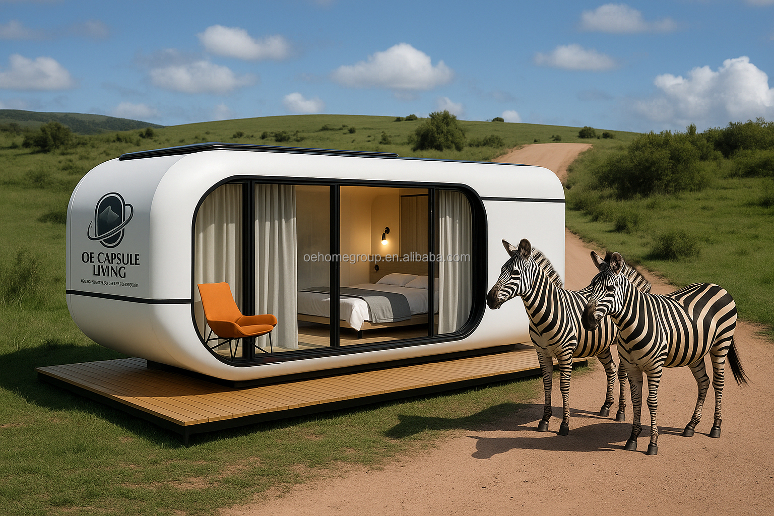 Luxury 20ft Modern Shipping Container House Small Residential Prefab Steel Structure For Hotels Villas Apartment Space