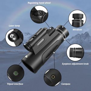 High Power Professional Telescope ful Monocular Long Range 8000m Telescope for