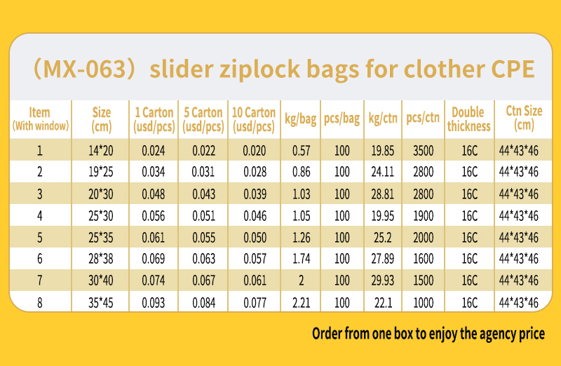 Underwear Transparent Sock Storage Frosted Custom Plastic Bags Gravure Printing