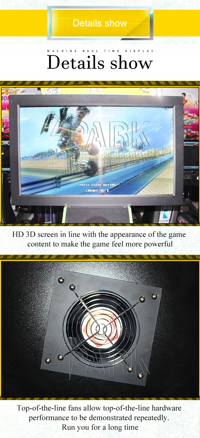 42 Inch Hot Selling Coin Operated Fun Game Machine EPARK Indoor Arcade Amusement 4D Shooting Game Machine