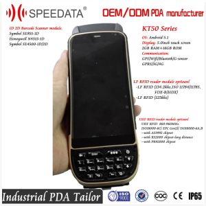 Custom RFID Barcode Scanner IC Card Reader Handheld Device Integration with