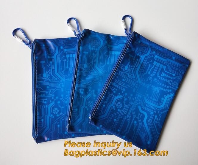 Plastic Bag OEM Custom PVC Loop Handle Image Printed Plastic Shopping Bag,Promotional Clear Waterproof Plastic Cosmetic