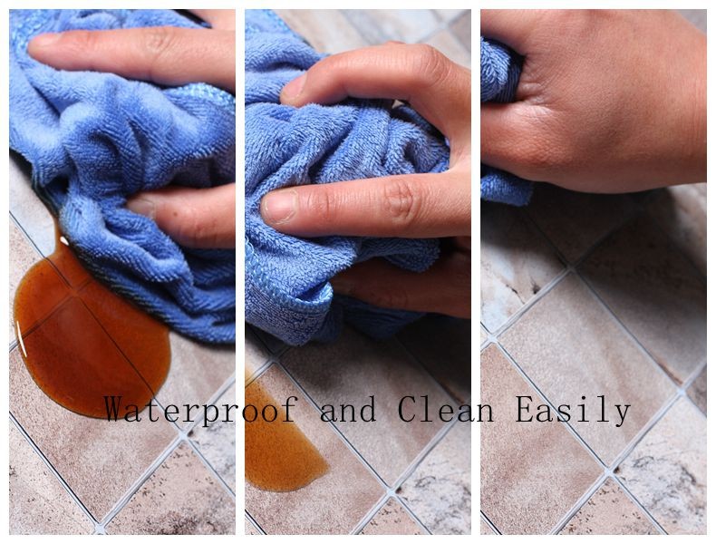 Self Adhesive Removable Decorative Tile Stickers for Wall Peel and Stick Moroccan Tiles Backsplash Waterproof Kitchen