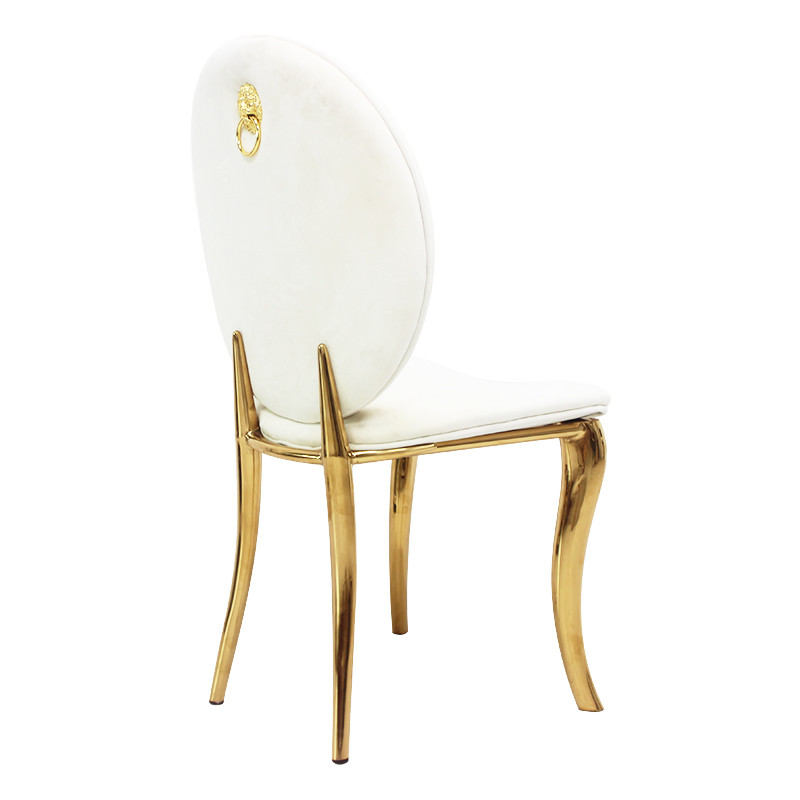 Wood Frame Luxurious Dining Chair Event Banquet Furniture Hotel Decoration