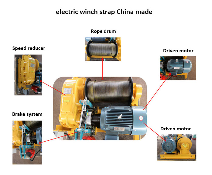 Marine Boat Lifting 45 Ton Industrial Electric Winch