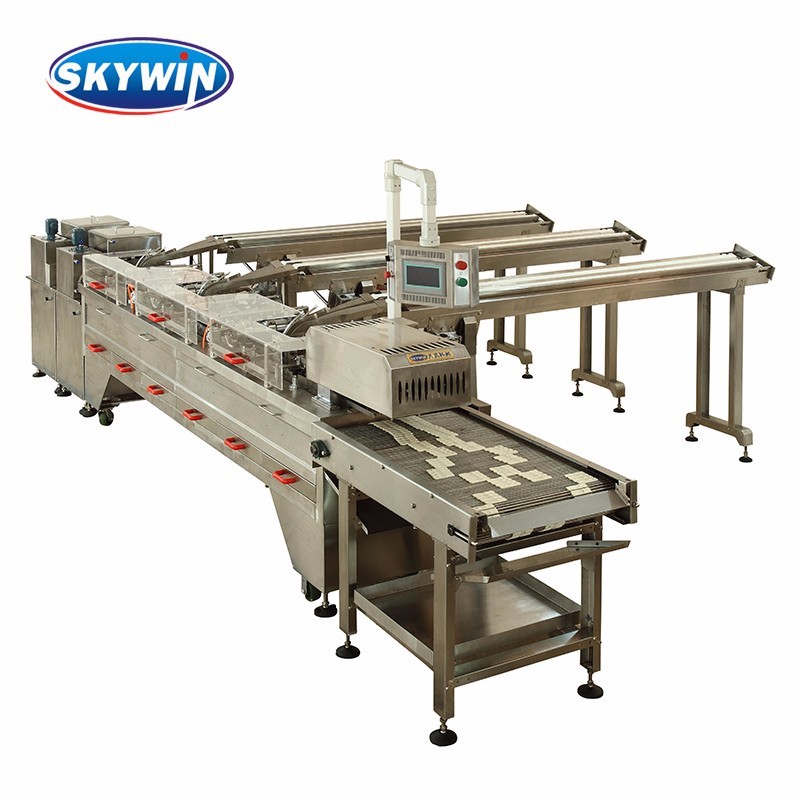 304SS Cream Sandwich Biscuit Machine 300-600pcs / Min Speed 12kw