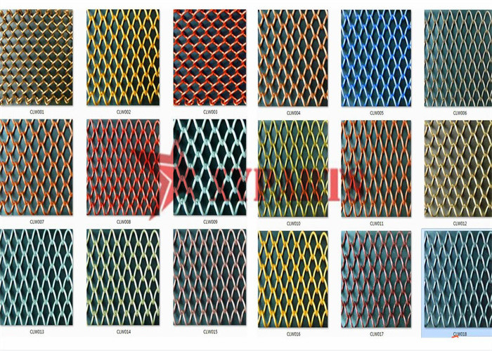 Aluminum Spiral 1mm Metal Mesh Curtain Customized Size Color For Partition Screen