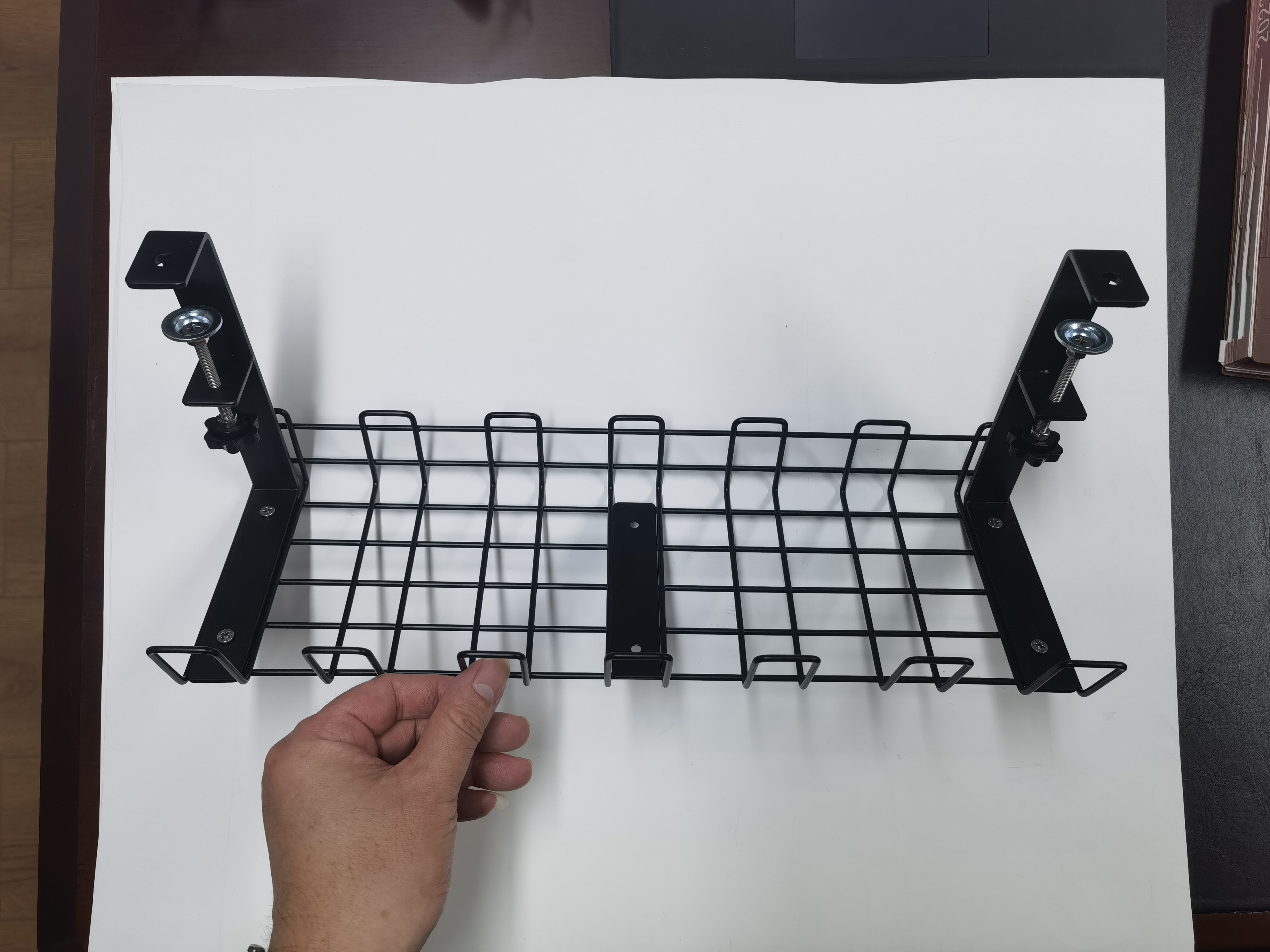 Wire Management Tray for Under Desk Cable Organizer Fabric Type Cable Management Tray