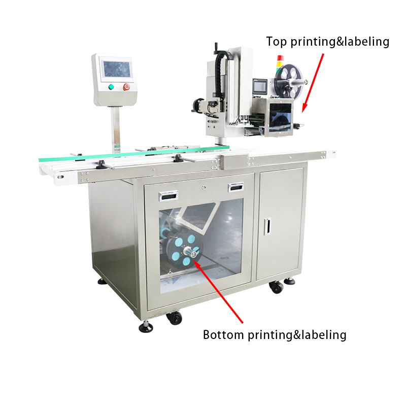 Provided Video Outgoing-Inspection Automatic Top and Bottom Surface Labeling Machine