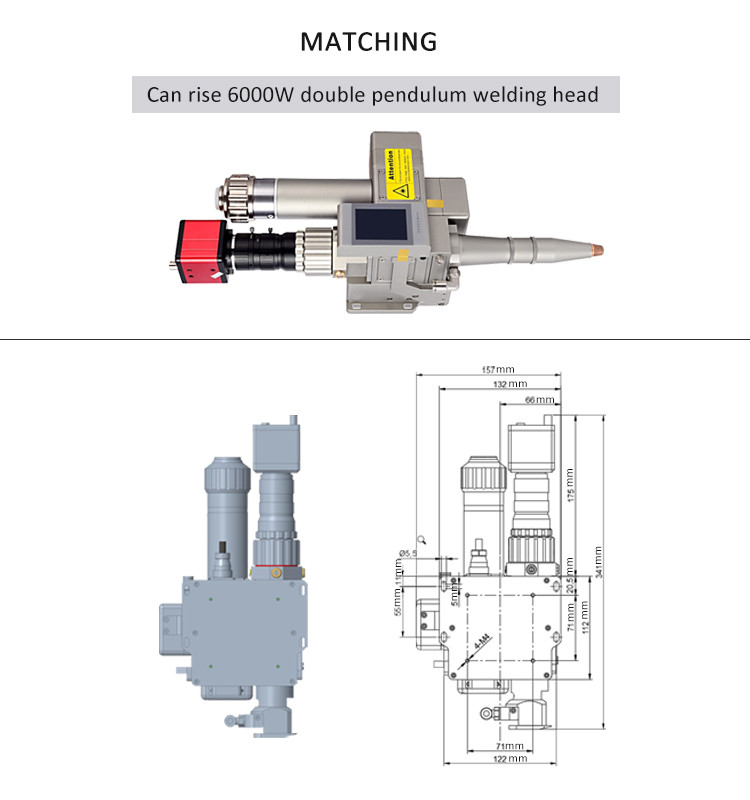 Riselaser Robotic Arm Laser Beam Welding Equipment Auto Welding Machine For Car