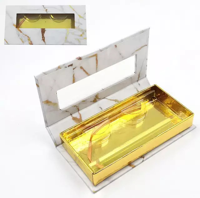 Rectangle Luxury False Empty Eyelash Packaging Box