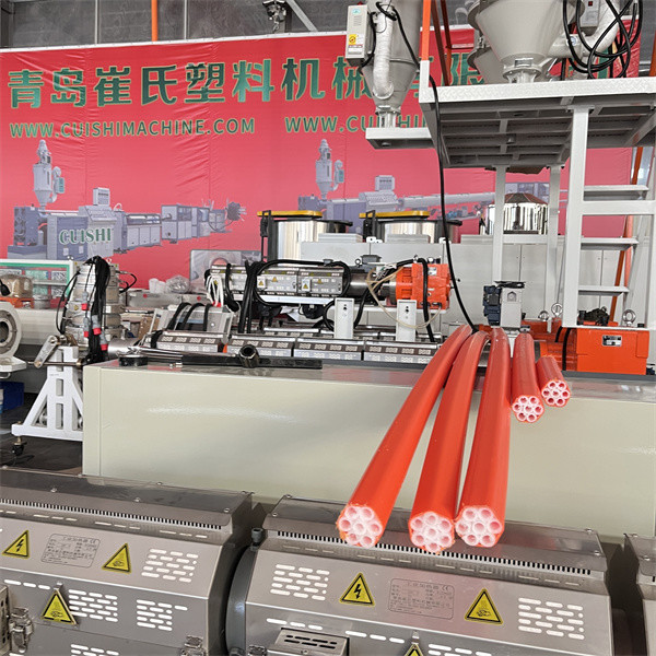 PE Carbon Reinforced Spiral Pipe Production Line / Equipment