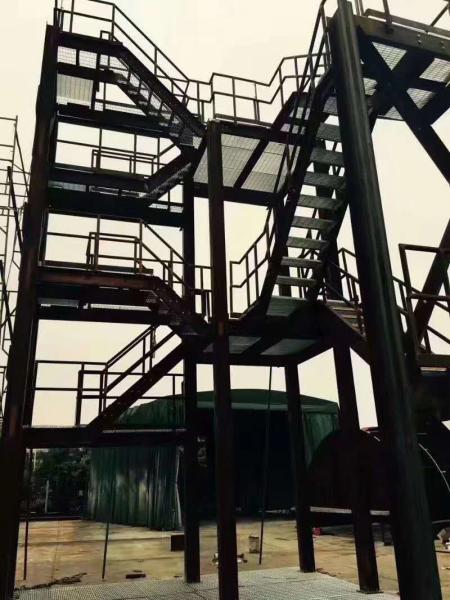 Customize Garage Steel Frame / Steel Structure Building Grey Color For Car