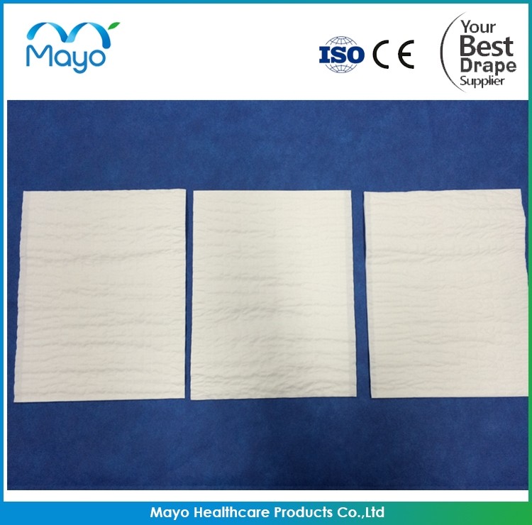 50gsm 70gsm PE Viscose Surgical Hand Towel With Gown And Drape