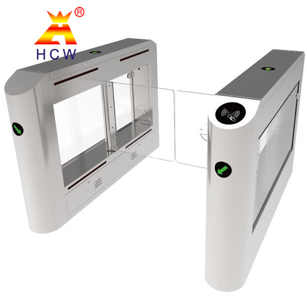 Stainless Steel Pedestrian Turnstile Gate Brushless Motor Swing Turnstile Gate