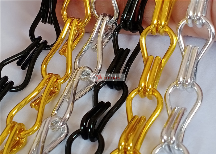 2000mmx2100mm Hotel Hall Divider Aluminum Chain Screen Hang Type