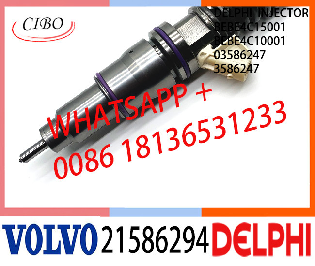 Common Rail Fuel Diesel Injector BEBE4C15001 BEBE4C10001 21586294 03586247 3586247 E1 for VOL 9.0 LITRE TRUCK