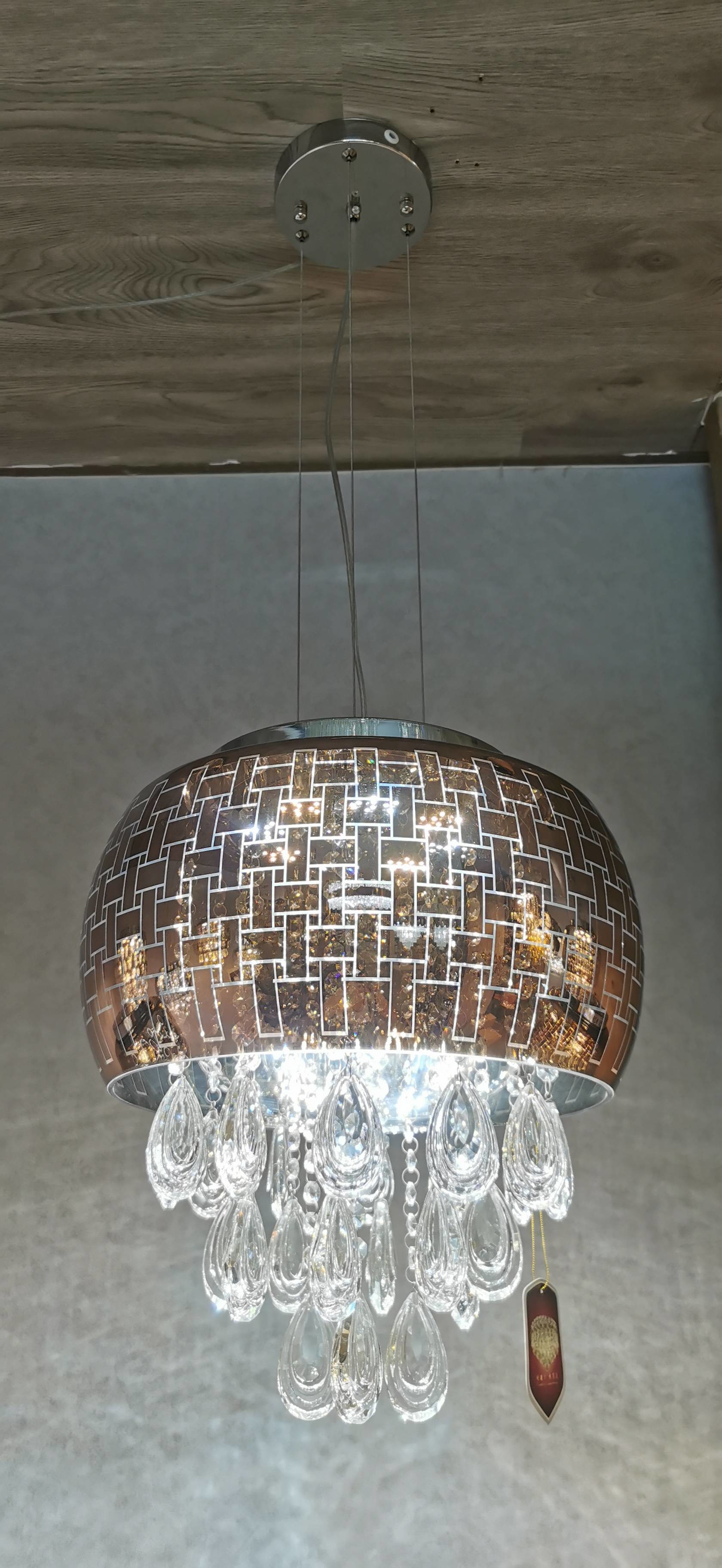 30000h Modern Crystal Pendant Light Luxury Interior Wedding Decoration