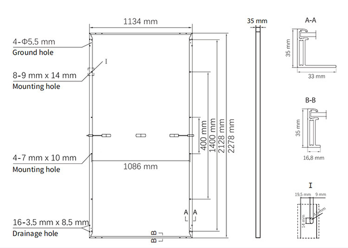 Astronergy 5Semi 540w 545w 550w 555w Solar Panels Battery Photovoltaic Panels For Solar Farm System