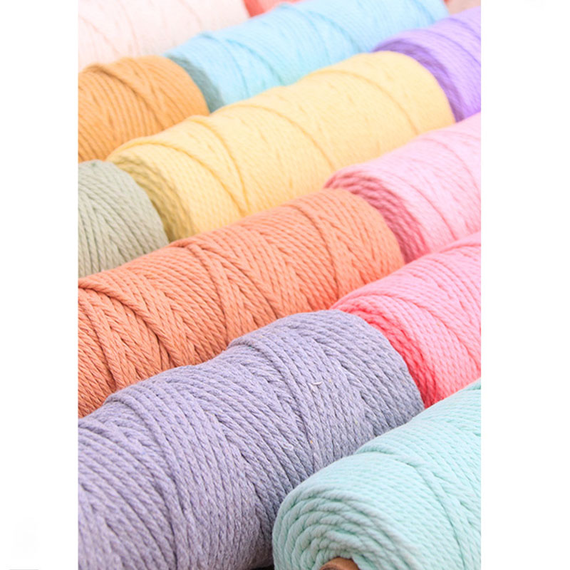 Lightweight Invisible Knot Crochet Yarn Macrame Anti Static Dustproof