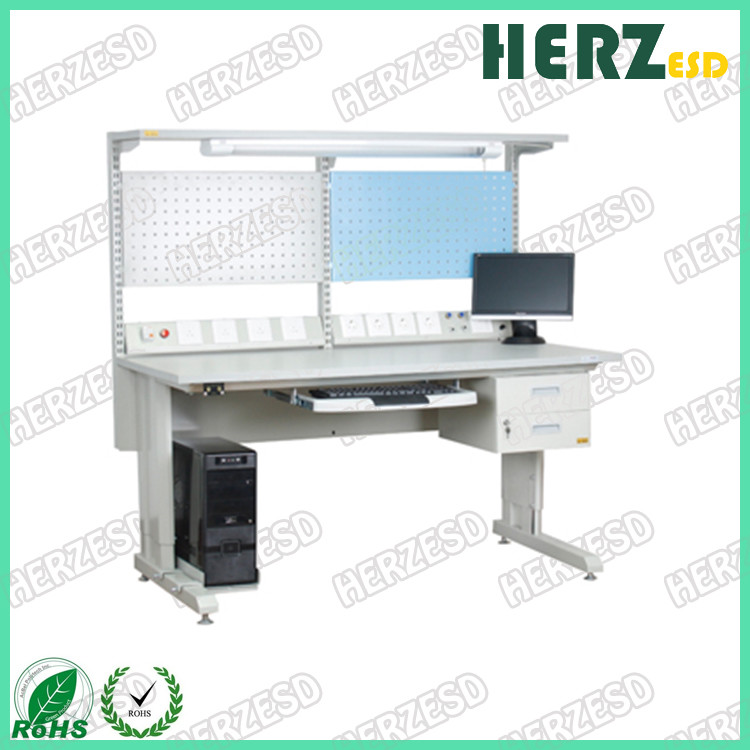 Durable ESD Work Table / Electrostatic Workbench Static Load 500kg Dynamic Load 300kg
